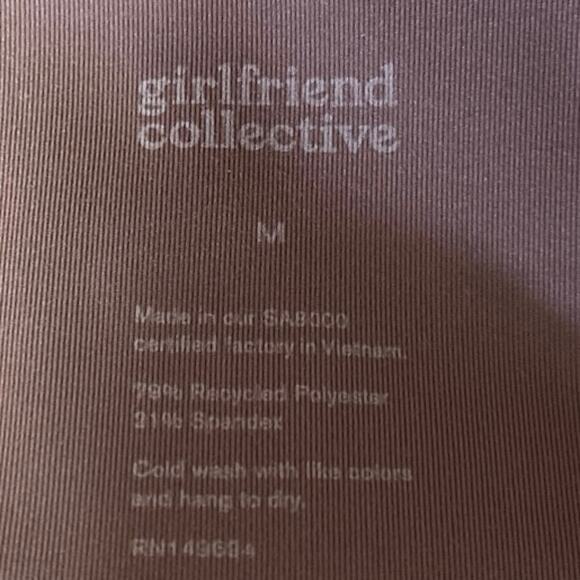 Girlfriend Collective High Rise Ankle Skinny Workout Athletic Leggings Size M - Picture 4 of 5